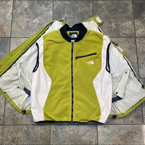 Men’s Vintage The North Face Full Zip Jacket W/Vest Size XL